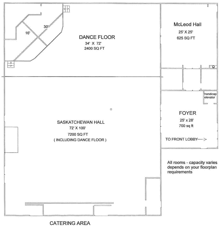 WDM Saskatoon Saskatchewan Hall Floorplan
