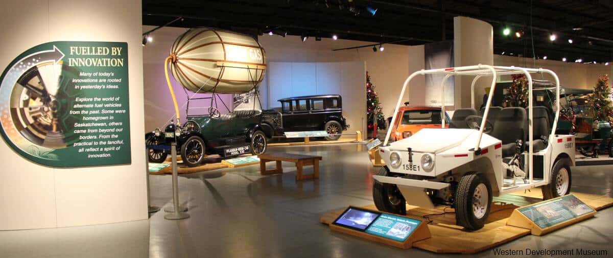 Exhibit of vehicles running on alternative fuel solutions