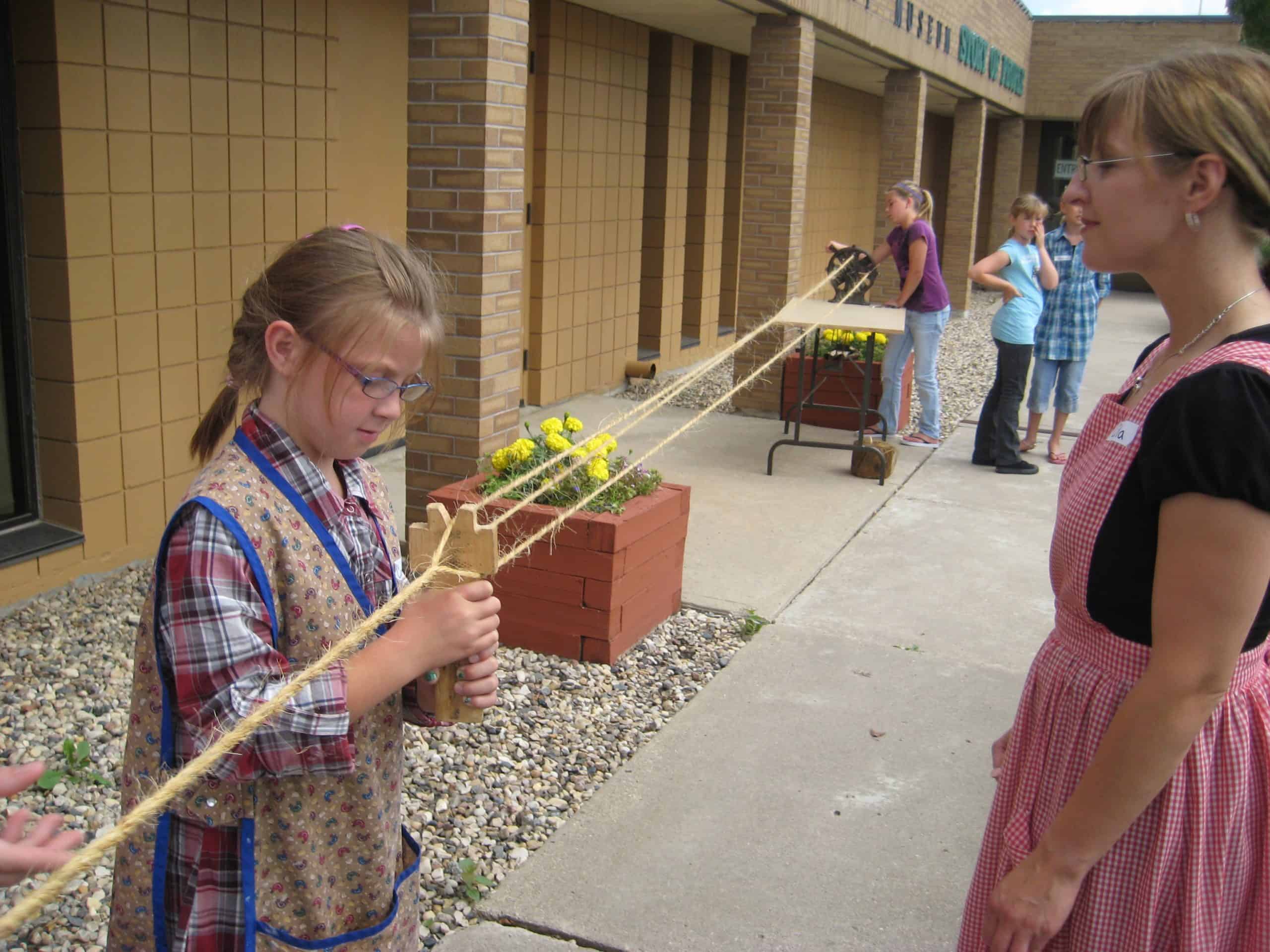 Two Activities Using The Rope Hands-On Activity Add-On: Rope Making – Western Development Museum