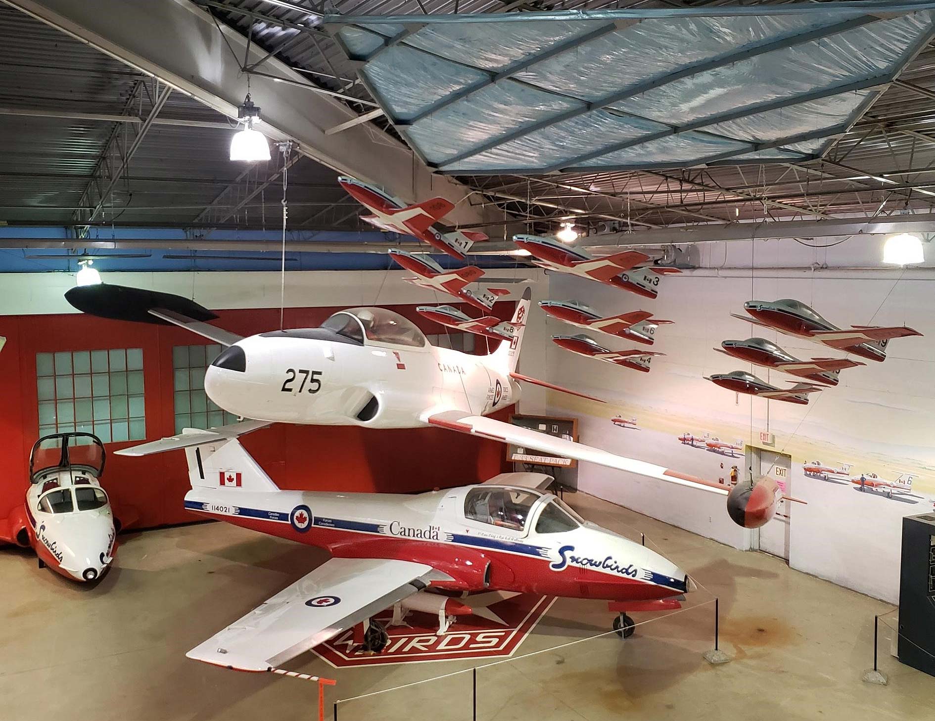 WDM Moose Jaw - Snowbirds Exhibit